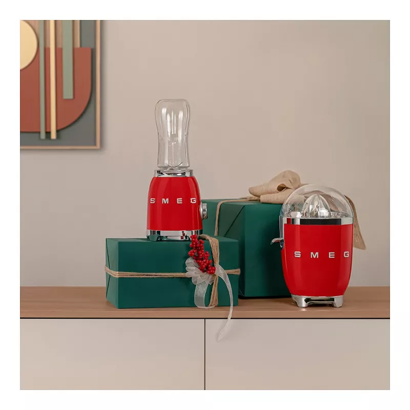 Espremedor de citrinos elétrico Smeg CJF11RDEU 70 W vermelho aço inoxidável