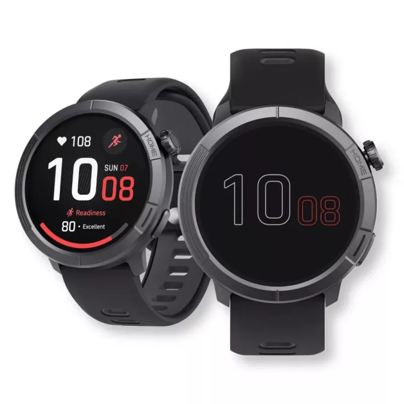 Relógio de pulso Stelio STSWA102BT Activ Pro GPS 46 mm caixa de titânio preta