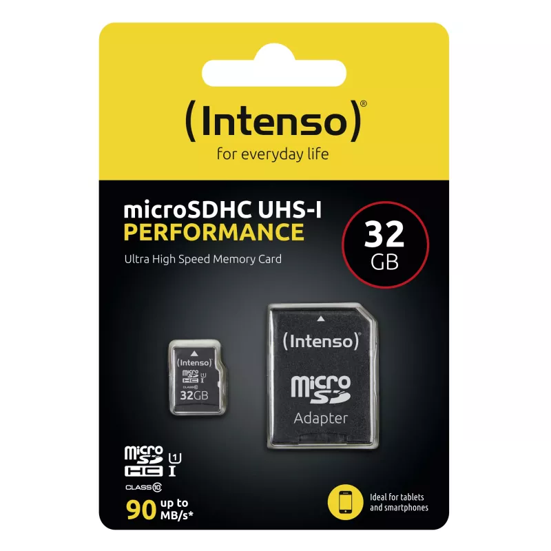 Cartão de memória Intenso 32GB MicroSD UHS-I Classe 10 3424480