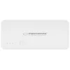 Carregador portátil Esperanza EMP106WE Radium — 8000 mAh, saída para 3 dispositivos, entrada Micro-USB, saídas 5V/2A e 5V/1,5A/1A, cinzento