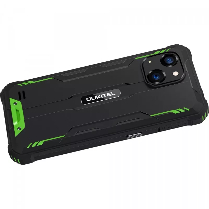 Oukitel G2 smartphone 4G, 6 polegadas, 4/64 GB, 6300 mAh, IP69K, Dual SIM, Android 14, verde (sem carregador)