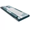 Teclado gaming Montech MKey TKL USB Cinzento-escuro, Azul-claro, Branco