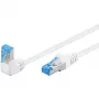 Cabo de rede GOOBAY 51563 Cat6a S/FTP (S-STP) 0,5 m RJ-45 branco/azul