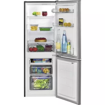 Frigorífico independente BOMANN KG 7359, 173 L (121 L de refrigeração + 52 L de congelação), aço inoxidável, classe de eficiência energética C