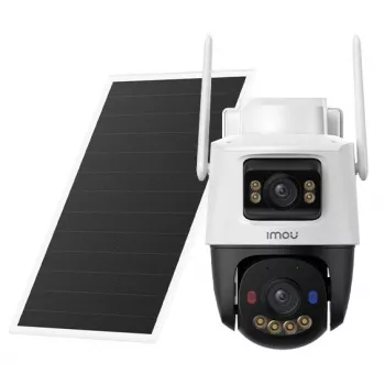 Câmara de segurança IP IMOU AOV Dual exterior teto 2880×1620 3,6 mm 76/260° horizontal sem fios