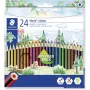 Lápis de cor Staedtler Noris colour 185 multicoloridos 24 unid.