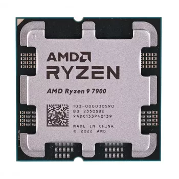 Processador AMD Ryzen 9 7900 12C/24T, 3,7-5,4 GHz, 64 MB, 65 W, AM5