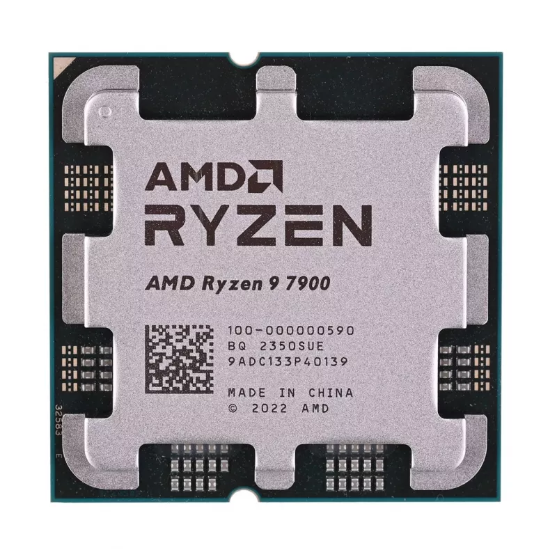 Processador AMD Ryzen 9 7900 12C/24T, 3,7-5,4 GHz, 64 MB, 65 W, AM5