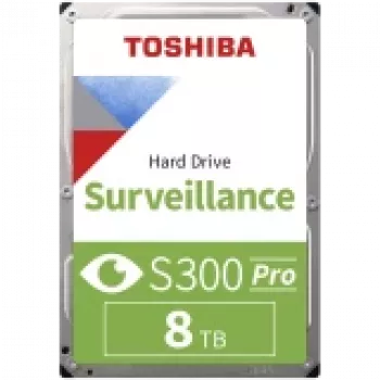 Disco rígido interno de vigilância Toshiba S300 Pro 8 TB 7200 RPM 512 MB 3.5 Serial ATA III