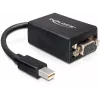 Adaptador de cabo de vídeo DeLOCK 65256 Mini DisplayPort para VGA