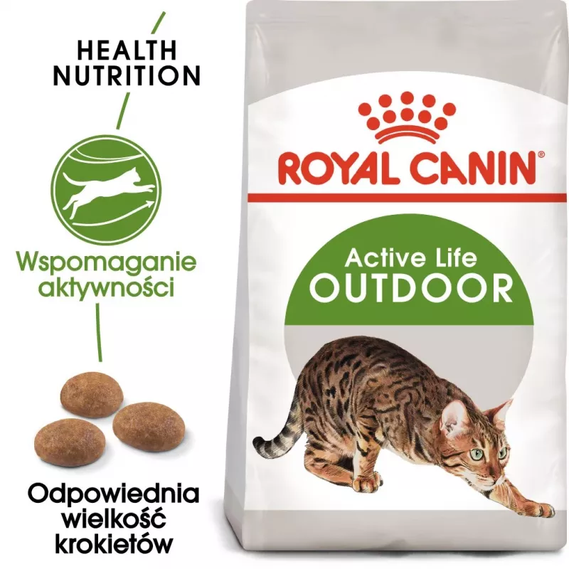 Ração seca para gatos Royal Canin Active Life Outdoor 4 kg — adulto, aves, 30% proteína, 20% gordura