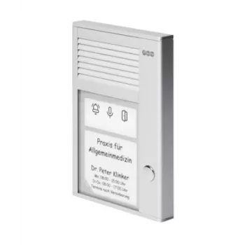 Auerswald TFS-Dialog 211 alumínio intercomunicador de parede com fios IP22