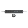 Extensão de energia Brennenstuhl Eco-Line Comfort Switch 2m 6 tomadas AC