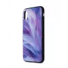 Película de vidro Tellur Cover Glass Print para iPhone XS com padrão de pena