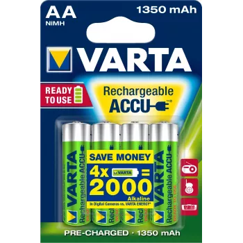 Varta Ready2Use HR06 1350 mAh níquel-metal hidreto 1350 mAh pilha recarregável (56746101404)