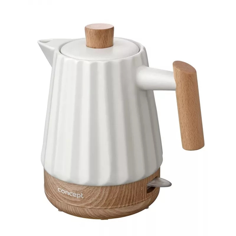 Chaleira elétrica de cerâmica Concept RK0090 1,5 l branca