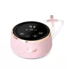 Bomba tira-leite elétrica neno Bella Twin – eletrónica, biberões de 150 ml, 6 níveis de estimulação / 9 de sucção, bateria de iões de lítio USB, rosa/transparente