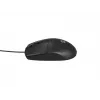 Rato de escritório com fios NATEC Ruff Plus USB Type-A, destro, 1200 DPI, 3 botões, preto