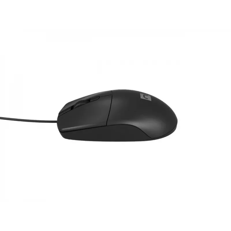 Rato de escritório com fios NATEC Ruff Plus USB Type-A, destro, 1200 DPI, 3 botões, preto