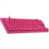 Teclado Logitech G PRO X TKL RAPID Gaming USB QWERTY rosa Tenkeyless