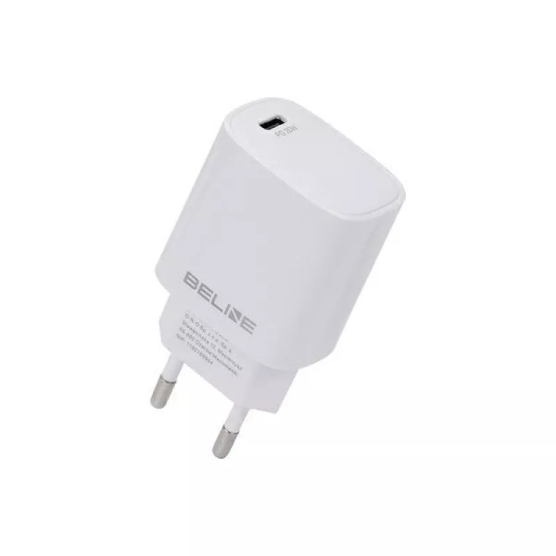 Carregador Beline Beli2161 20W PD 3.0 branco adaptador de carregamento rápido USB-C
