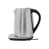 Chaleira elétrica Caso 1,7 l 2200 W preto aço inoxidável