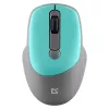 Defender Feam MM-296 52294 rato sem fios, clique silencioso, ótico, 1600 DPI, USB, menta