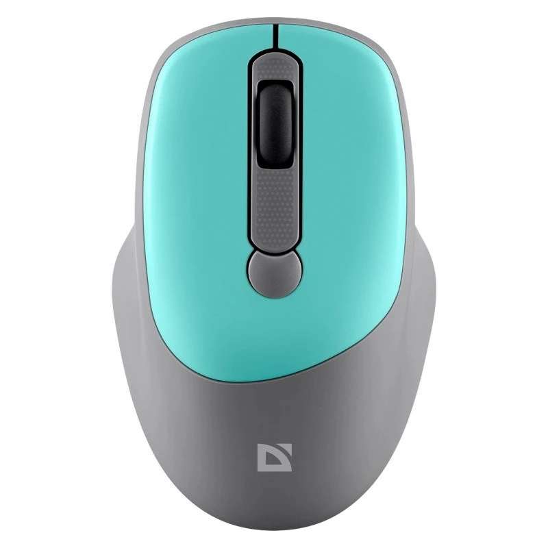Defender Feam MM-296 52294 rato sem fios, clique silencioso, ótico, 1600 DPI, USB, menta