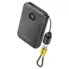 Powerbank Vention FKAB0-C 10000 mAh, 2× USB-C + 1× USB-A, 22,5 W, preto