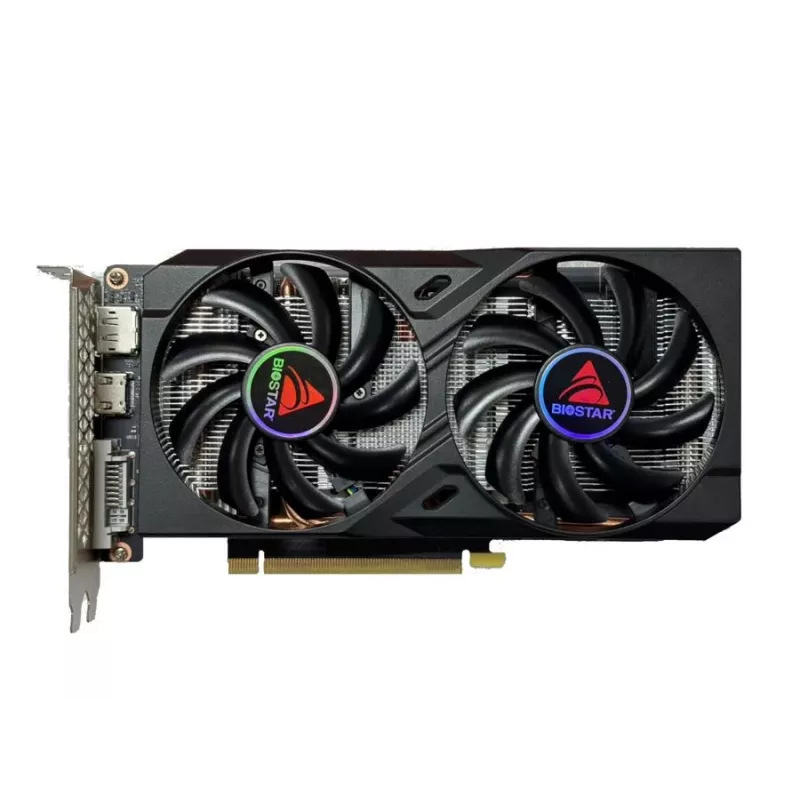 Placa gráfica BIOSTAR GeForce GTX 1660 Ti – 6 GB GDDR6, 192 bits, PCIe 3.0, ventoinha dupla