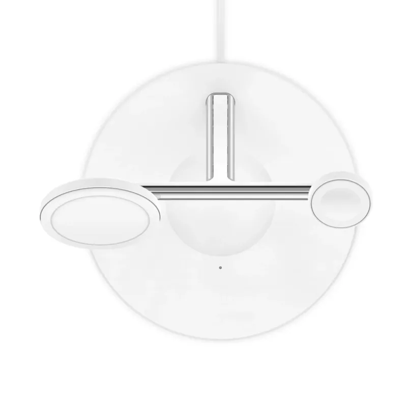Belkin WIZ017vfWH Auscultadores Carregamento rápido sem fios Interior AC branco