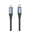 Cabo Vention USB4 Gen 3x2 Type-C para Type-C 1 m, 5 A, liga de alumínio, revestido a algodão