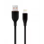 Cabo USB-A para Lightning Gembird CC-USB2S-AM8PM-1.5M-BK — USB 2.0, 1,5 m