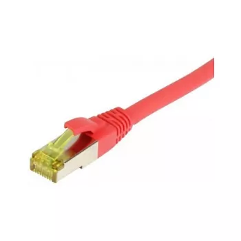 Cabo de rede RJ45, CAT6A 500 MHz, 7,5 m, vermelho, S-STP (S/FTP), TPE/LSZH (Ultraflex), AWG26, com cabo bruto Cat.7, Synergy 21 (S217720)