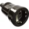 Acoplamento PVC AS SCHWABE 16A, 250V versão fiável preto (62225)