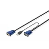 Cabo KVM USB Digitus DS-19232 3m PS/2