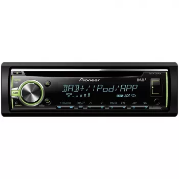 Recetor multimédia para automóvel Pioneer DEH-X6800DAB preto