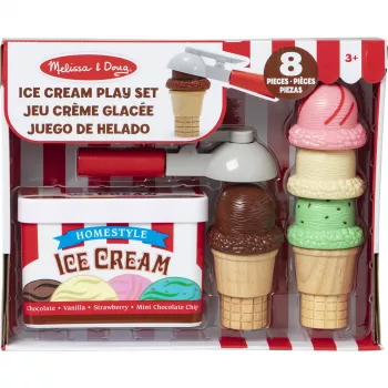 Melissa & Doug Scoop & Stack conjunto de gelados cozinha de brincar