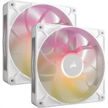 Ventoinhas Corsair iCUE LINK RX140 MAX RGB 14 cm branco 2 unid. 300-1600 RPM