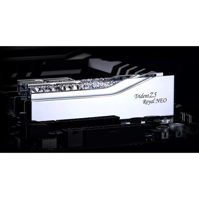 G.Skill DIMM 32 GB DDR5-8000 (2x 16 GB) Dual-Kit (prateado, F5-8000J3848H16GX2-TR5NS, Trident Z5 Royal Neo, AMD EXPO)