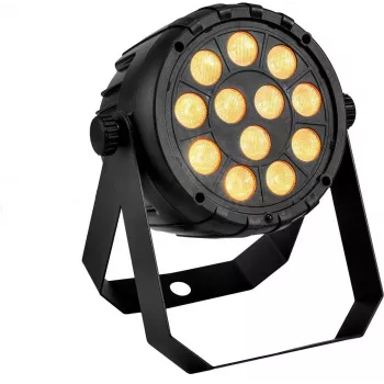 Projetor LED PAR EUROLITE PARty Spot Silent RGB/WW — projetor PAR de palco, RGB + branco quente