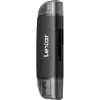 Lexar LRW310X-BNBNG leitor de cartões microSD/SD dual USB-A/USB-C, USB 3.2