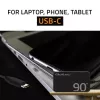 Carregador de parede Qoltec 90W GaN Super Fast SLIM | XP | 5-20V | 4,5A | USB-C 3.1 | Portátil | MacBook | Smartphone | + cabo