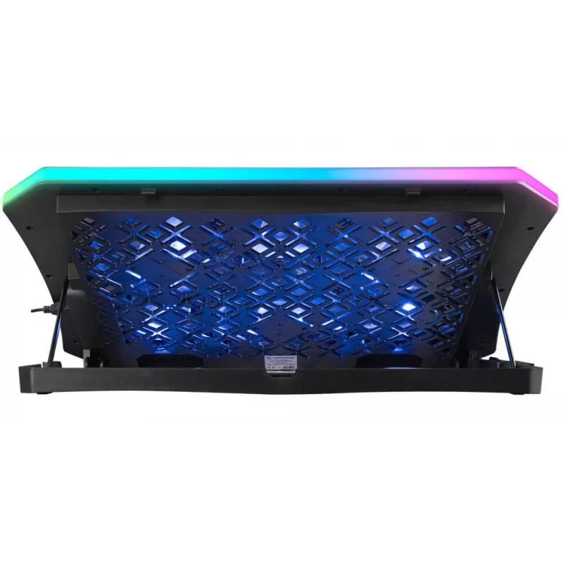 Rampage METAFOR AD-RC34 base de refrigeração para portátil, 6 ventoinhas, 10-19 polegadas, preta