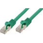 Cabo de rede Verde Cat7 S/FTP S/CONN RJ45-RJ45 30m
