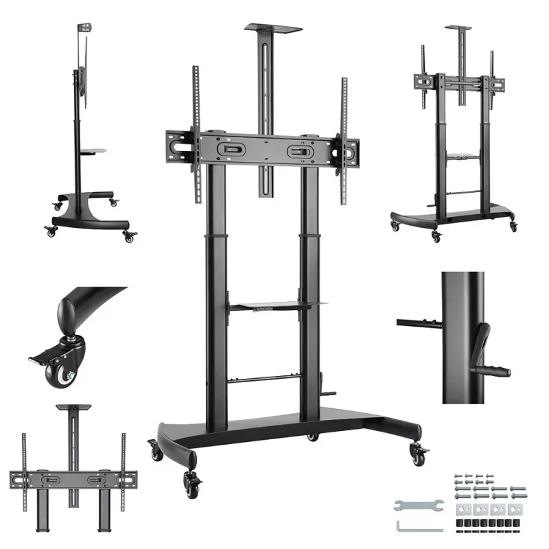 Suporte de TV Gembird TVS-100T-02 altura ajustável para televisores até 100