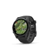 Garmin fenix 8 AMOLED Sapphire 43 mm relógio inteligente GPS, ecrã tátil de 3,3 cm (1,3") 416 x 416, Wi-Fi, titânio Carbon Grey DLC, bracelete de silicone Black/Pebble Grey, preto