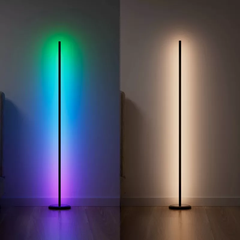 Candeeiro de pé Nanoleaf N7204K02-1FL 22W RGBW – iluminação RGB ajustável e branco sintonizável