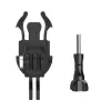 Telesin GP-BPM-005 suporte para alça de mochila com gancho em J de 360° para GoPro/Osmo Action, ajustável, de clipe