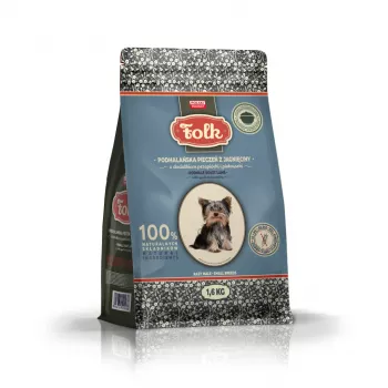 FOLK raças pequenas assado de borrego à moda de Podhale com codorniz e salsa - comida seca para cães - 1,6 kg